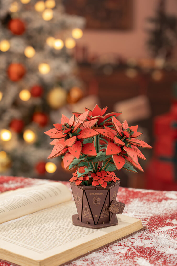 Maqueta de Flor de Navidad
