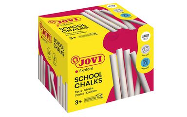 Tizas blancas Jovi 100u