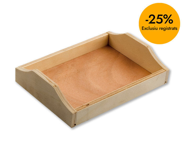 Bandeja de madera Faibo 240x170mm