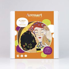 Pintar con Arenas Arenart The Kiss