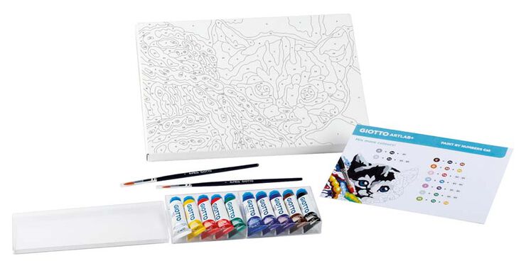 Colorea por Números Giotto Art Lab Gatos