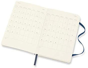 Agenda Moleskine 2021 Soft Pocket Semana Vista Ingl&eacute;s  Azul (9x14 cm)