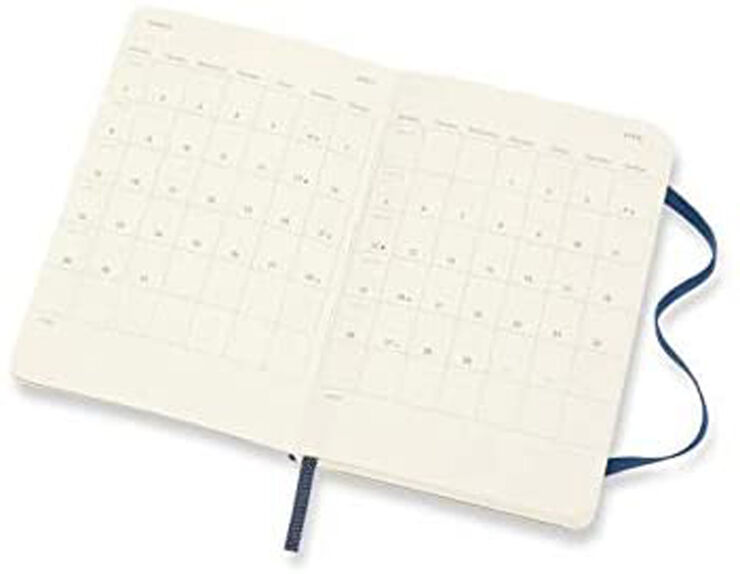 Agenda Moleskine 2021 Soft Pocket Semana Vista Ingl&eacute;s  Azul (9x14 cm)