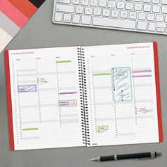 Agenda Finocam My Semana Vista Horizontal 2027 Catal&aacute;n Rojo