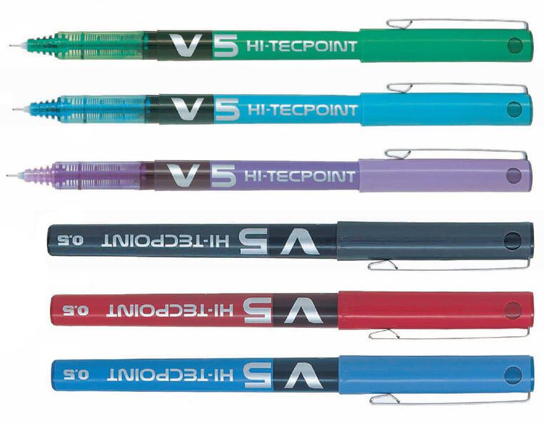 R&ograve;l&middot;ler Pilot V5 Hi-Tecpoint blau clar