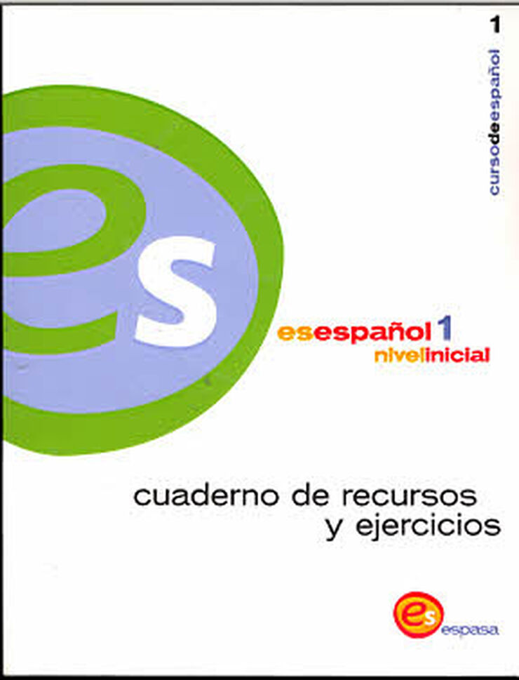 Español 1 INI/Cuaderno Espasa 9788423929160