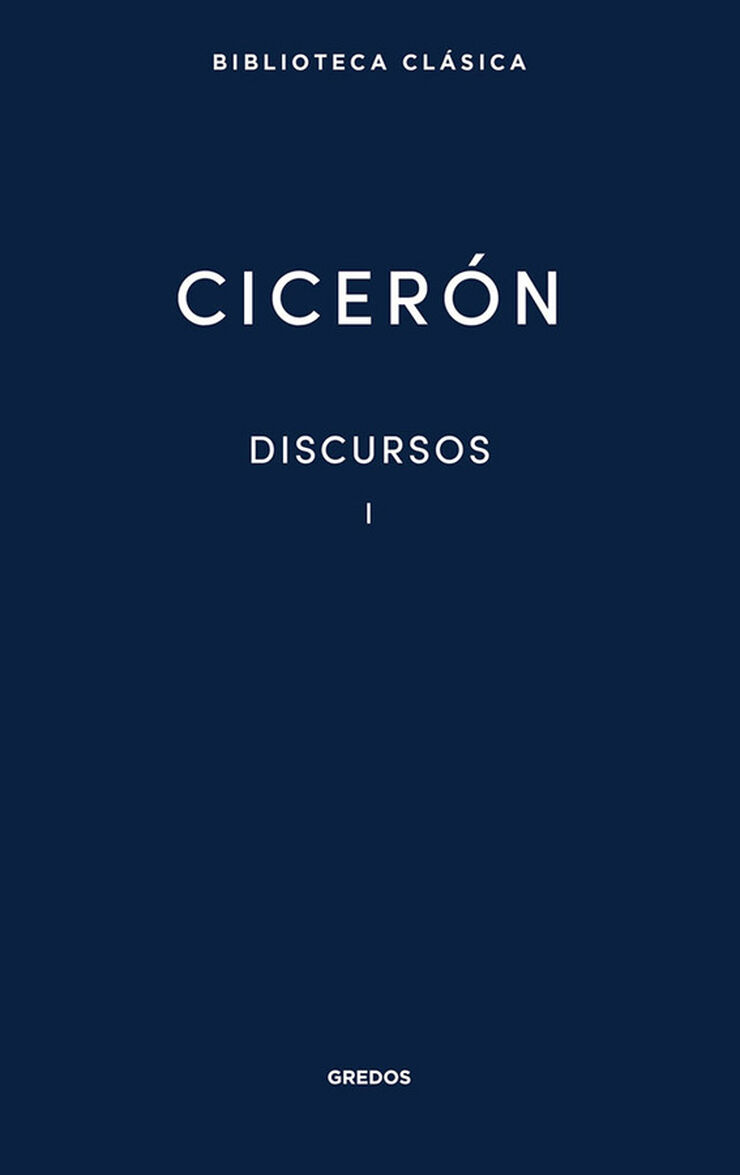 Discursos Vol. I (Cicerón)