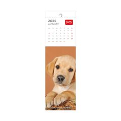 Calendario Marcapáginas Legami m/vista 2025 Puppies