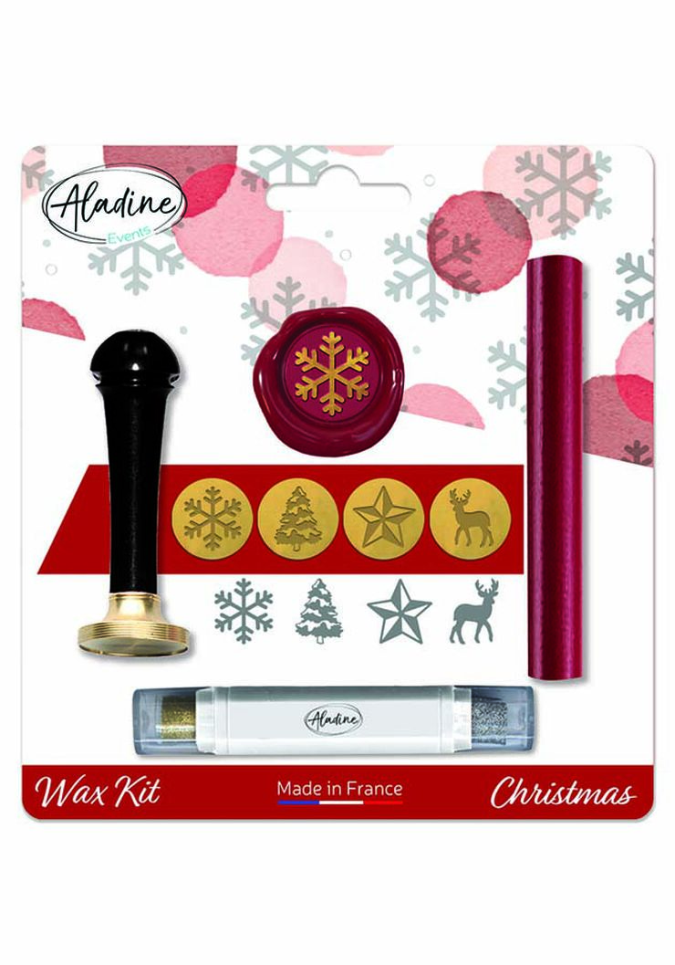 Kit de personalització amb lacre Nadal Aladine