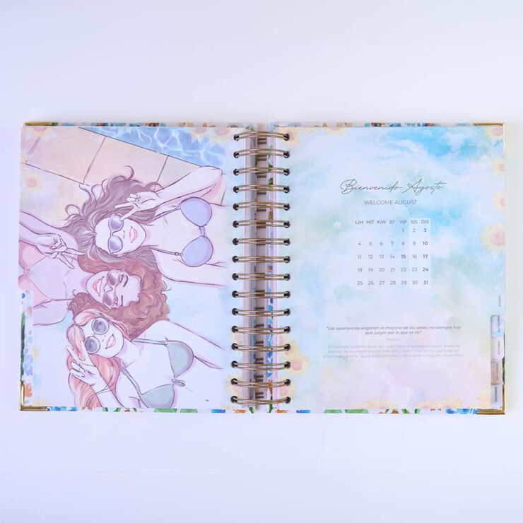 Agenda Takenote 17x21 día/pág mult 2025 Isabelle