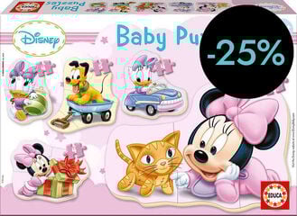 Puzle 3-4-5 peces silueta Minnie