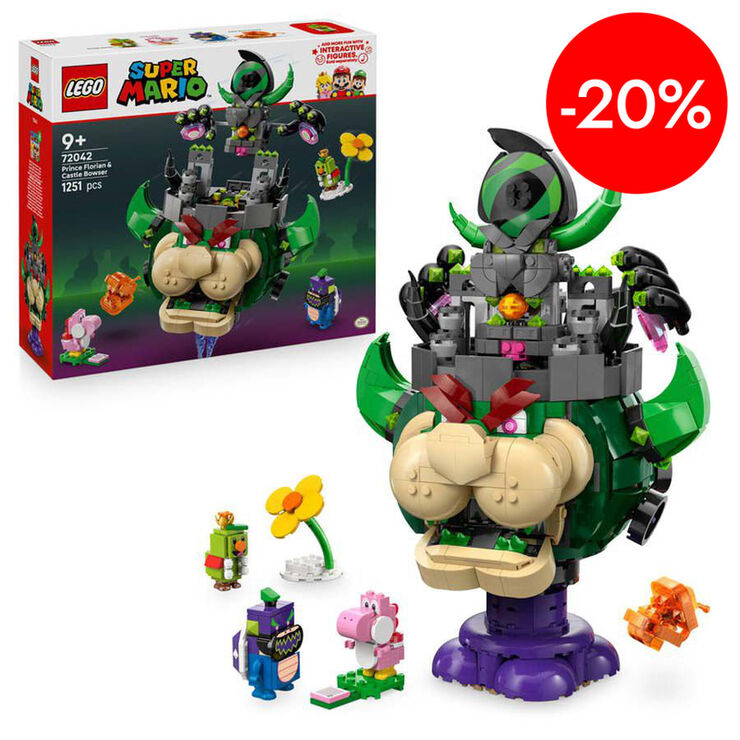 LEGO&reg; Super Mario Pr&iacute;ncep Florian i Castell de Bowser 72042
