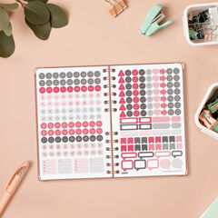 Agenda Finocam Alma Semana Vista Horizontal 2027 Catal&aacute;n Rosa