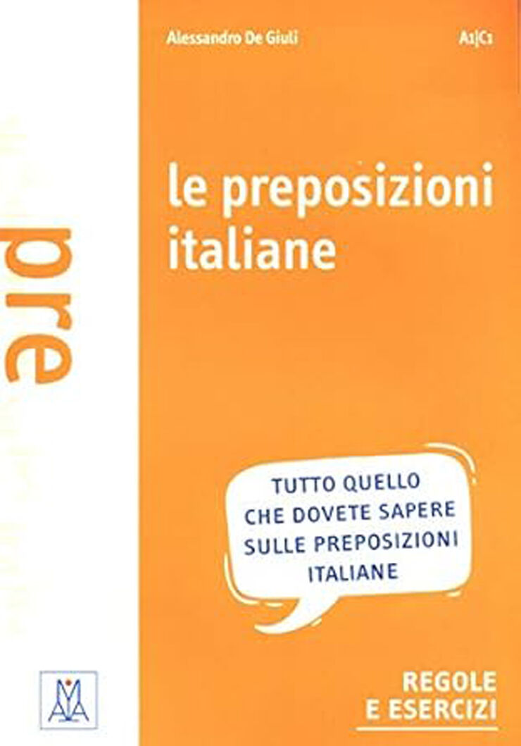 Preposizioni Italiane