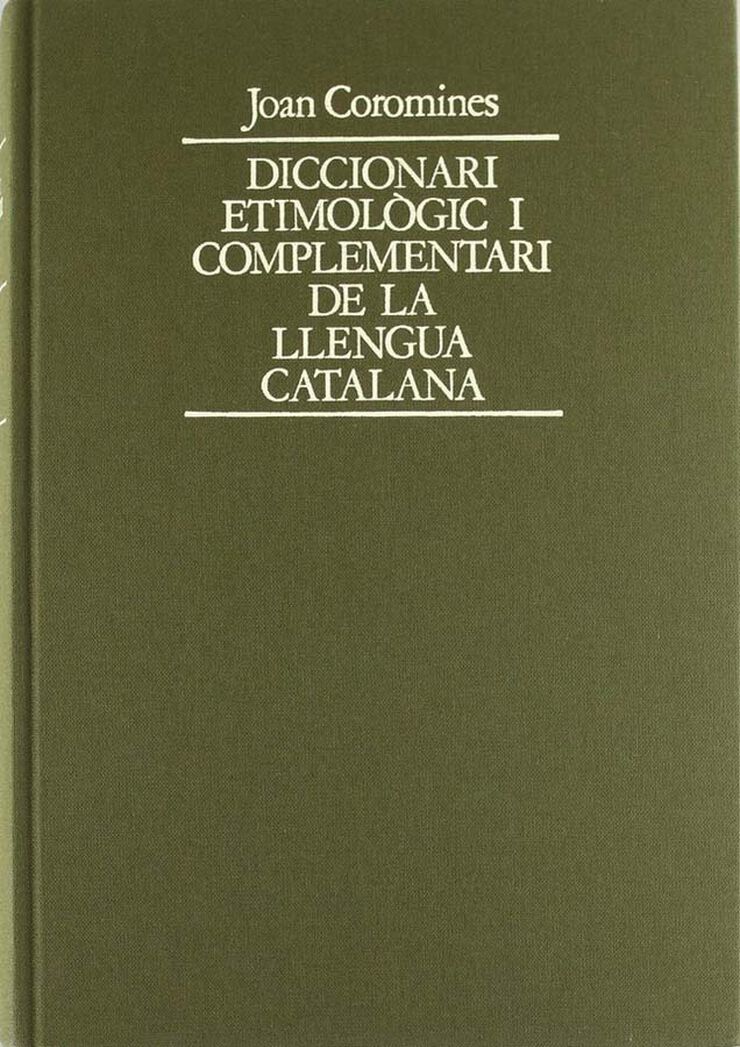 Diccionari etimològic de Llengua Catalana vol. 7