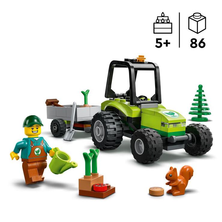 Juego de 32 piezas de granja para niños pequeños de 1 a 3 figuras de  animales de plástico, juguetes de tractor de granja doble para niños, caja  de