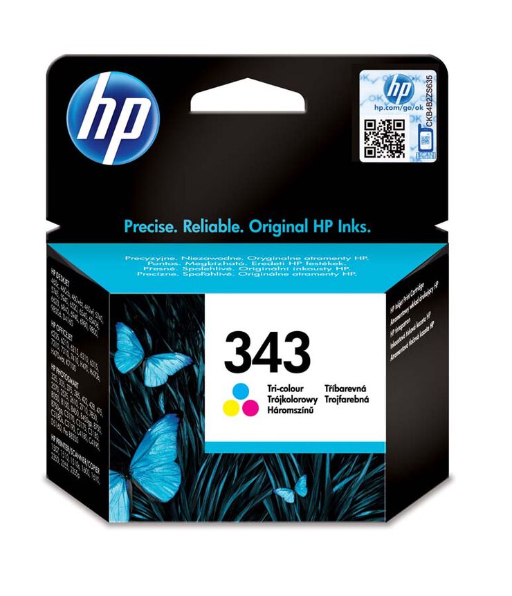 Cartutx original HP 343 tricolor - C8766EE