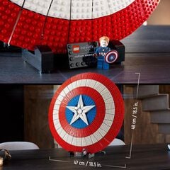 LEGO® Marvel Set Escut del Capità Amèrica 76262