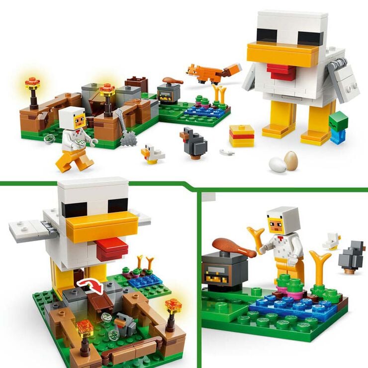 LEGO® Minecraft La Granja de Gallines 21585