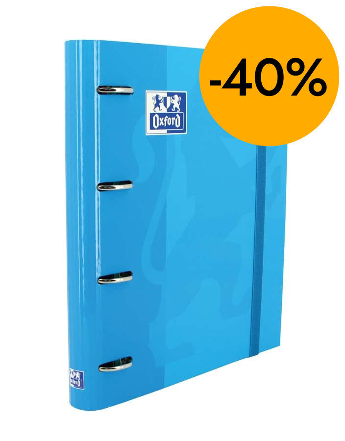 Carpeta Oxford Europeanbinder A4 + recambio turquesa