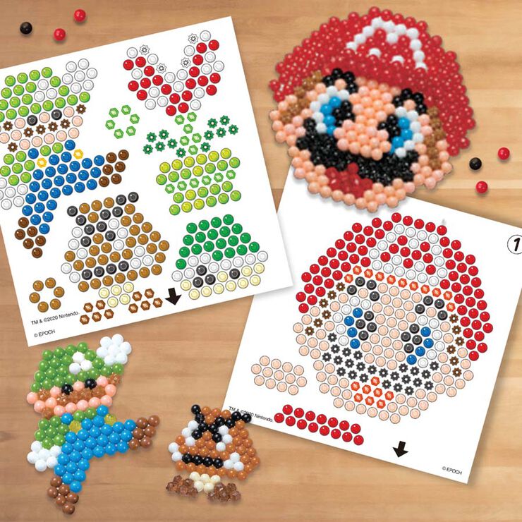 Aquabeads cubo creativo Super Mario