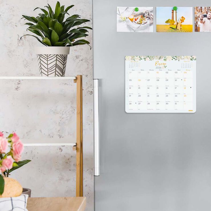 Calendario pared Finocam Iman Des Escribir 25x20 2026 castellano