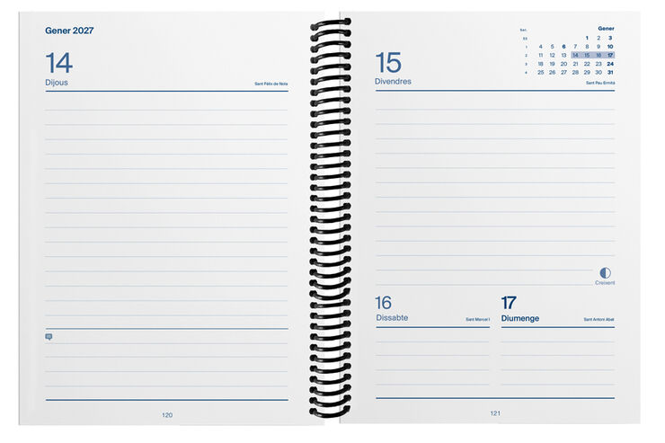 Agenda Escolar Additio Universal D&iacute;a/P&aacute;gina 2026-2027
