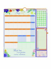 Calendario Pared Finocam 16M Plus Castellano 2026-27 Frases