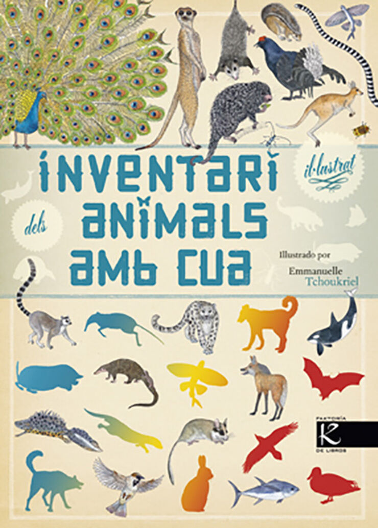 Inventari il.lustrat dels animals amb cua