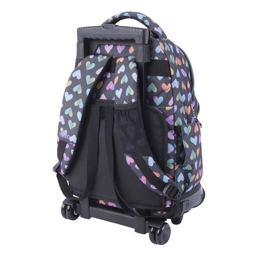 Mochila totto corazones con ruedas deals
