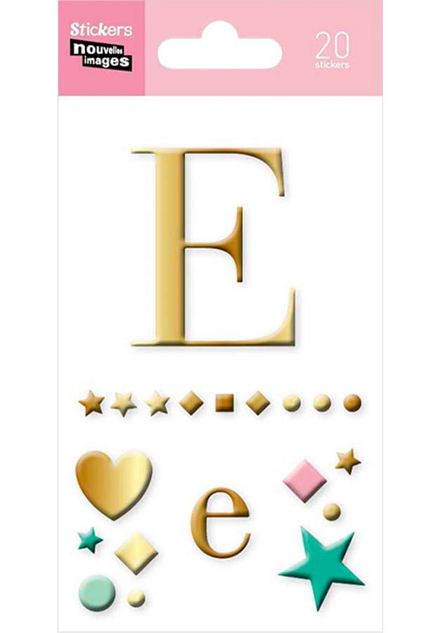 Stickers Draeger Letra E 20u