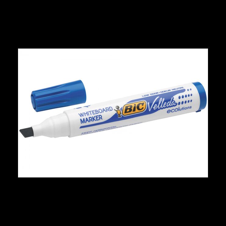 Rotuladores pizarra Bic Velleda Marker 1751 azul 12u