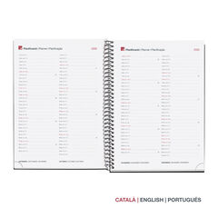 Agenda Miquelrius Espiral Plus D&iacute;a P&aacute;gina Catal&aacute;n 2027 City Marino
