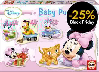 Puzle 3-4-5 peces silueta Minnie