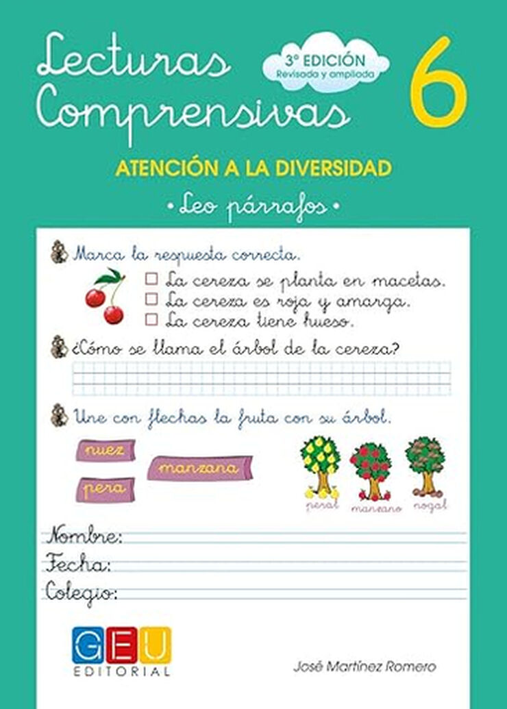 Geu lecturas comprensivas 06/3ed