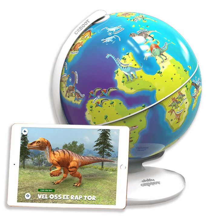 Globo terráqueo interactivo Los Dinosaurios