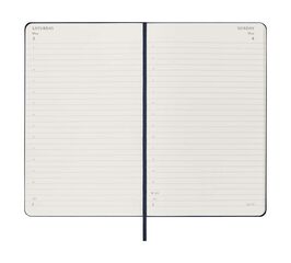 Agenda Moleskine 12m día/pág 2025 L azul marino