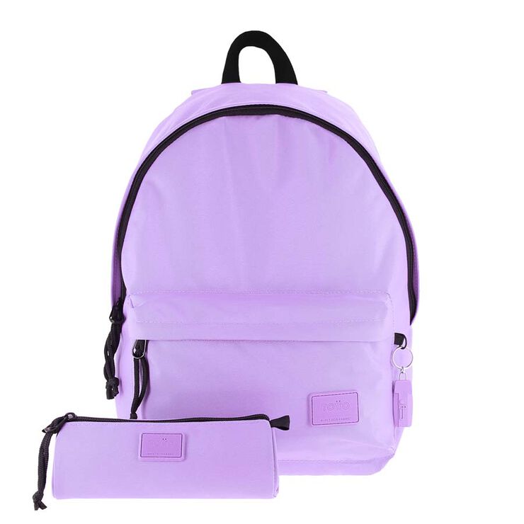 Mochila y Estuche Totto Kalex Morado