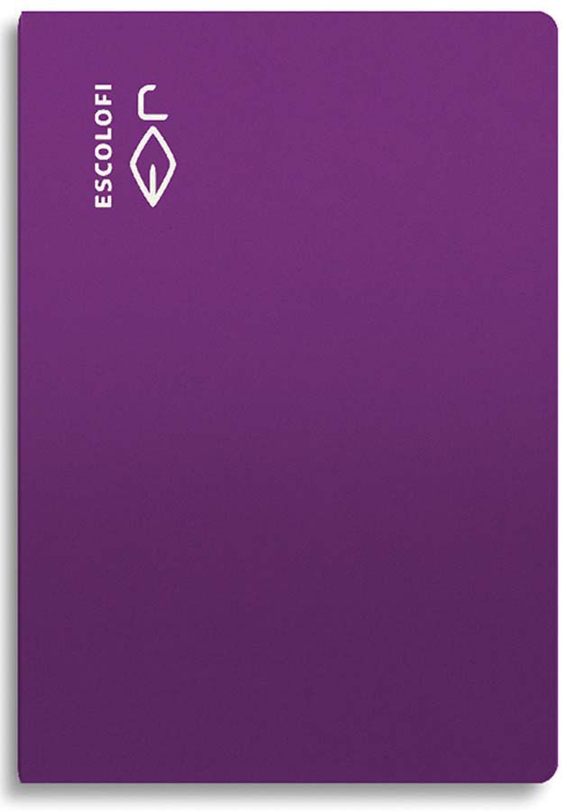 Llibreta grapada Escolofi A4 50 fulls montessori 3,5mm marge lila
