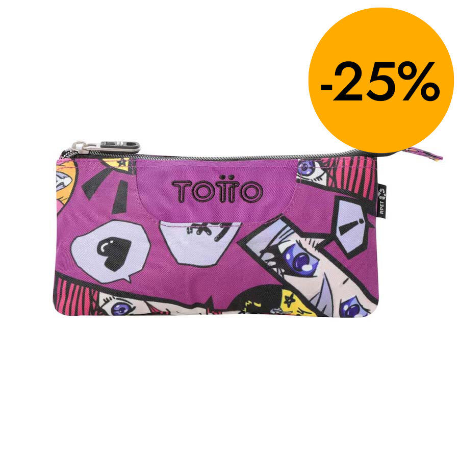 Estuche triple Totto Prisma