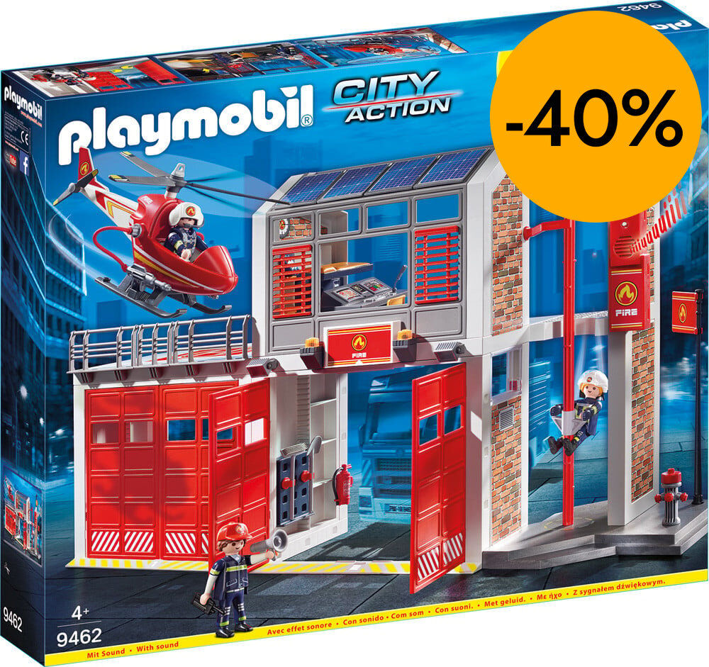 Playmobil City Action Bomberos central 9462