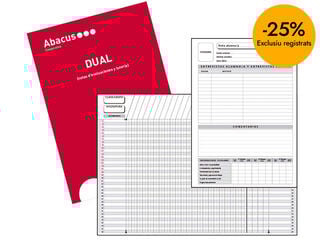 Cuaderno D&uacute;plex Dual Abacus A4 castellano
