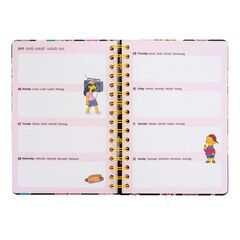 Agenda A5 sem/vista mult 2026 Simpsons