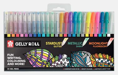 Rotuladores Sakura Gelly Roll Mix 24 colores