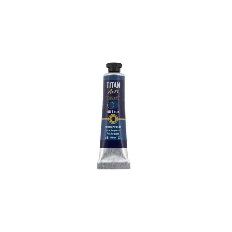 Pintura al &oacute;leo Titan 20ml turquesa