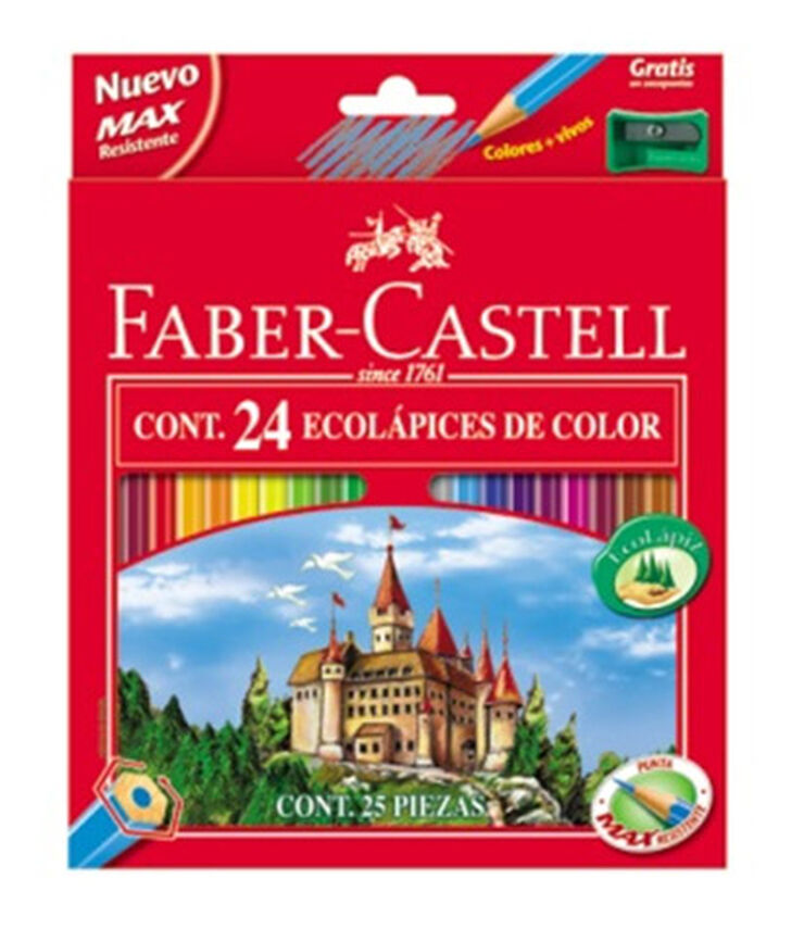 Llapis Faber-Castell Ecològic 24 colors