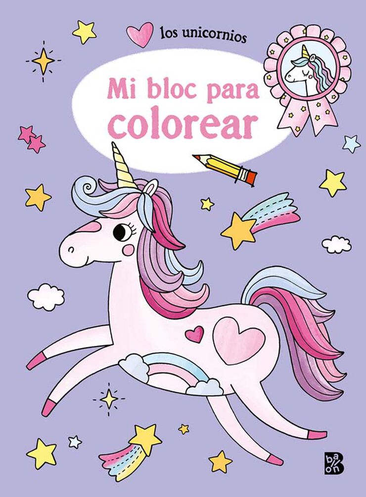 Los unicornios - Mi bloc para colorear