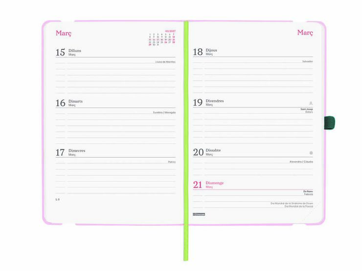 Agenda Finocam 16M Capri F4 Sem/Vista Catal&aacute;n 2026-27 Jungla