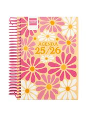 Agenda Finocam escolar Diva 1/8 día/pág cat 2025-26 spring