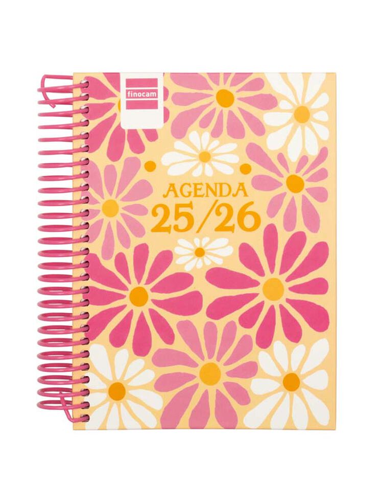 Agenda Finocam escolar Diva 1/8 día/pág cat 2025-26 spring